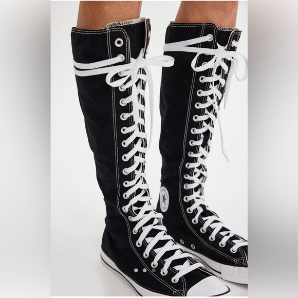 Free People Collab - Chuck Taylor All Star XX-High Sneakers Black/Natural Ivory